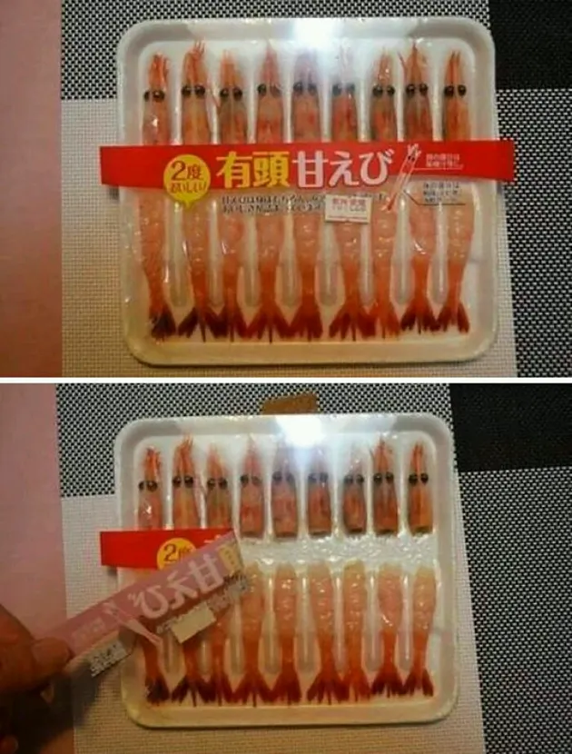 foto unik, foto aneh, makanan yang nggak sesuai kemasan