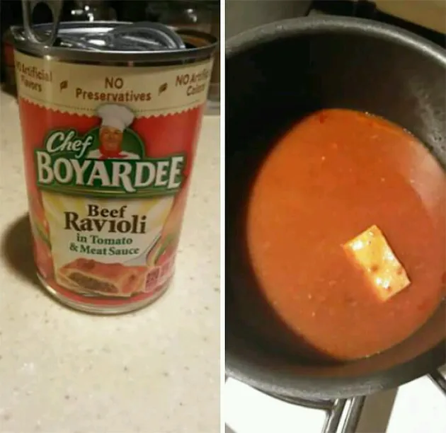 foto unik, foto aneh, makanan yang nggak sesuai kemasan