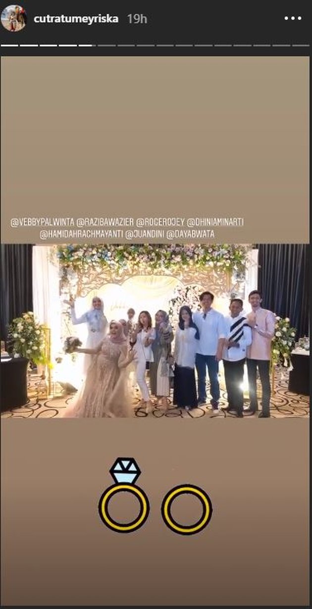 PHOTOS: Engagement Event of Vebby Palwinta and Razi Bawazier Attended by a Series of Celebrities, Including Roger Danuarta and Cut Meyriska!