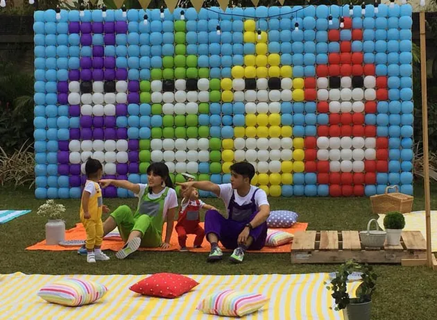 FOTO: Acara Ultah Anak Ricky Harun - Herfiza Serba Teletubbies!