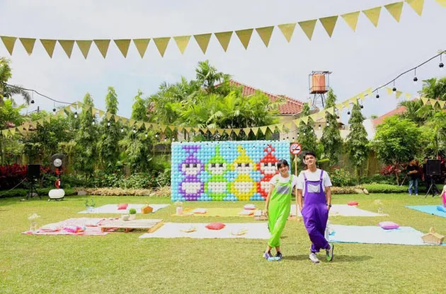 FOTO: Acara Ultah Anak Ricky Harun - Herfiza Serba Teletubbies!