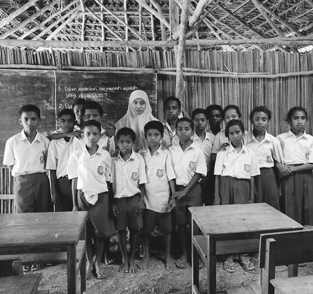 Laudya Cynthia Bella Syuting di Atambua