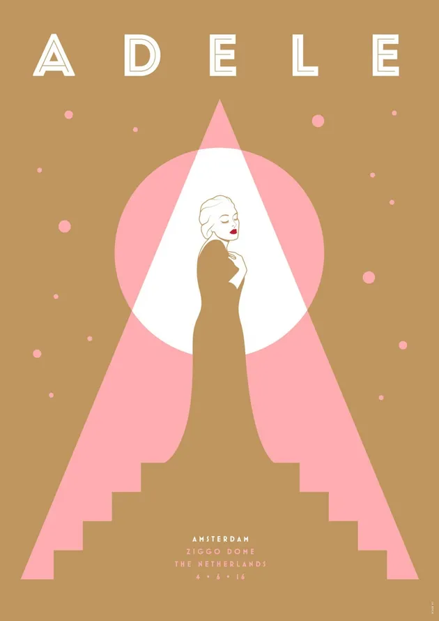 Adele European Tour Posters