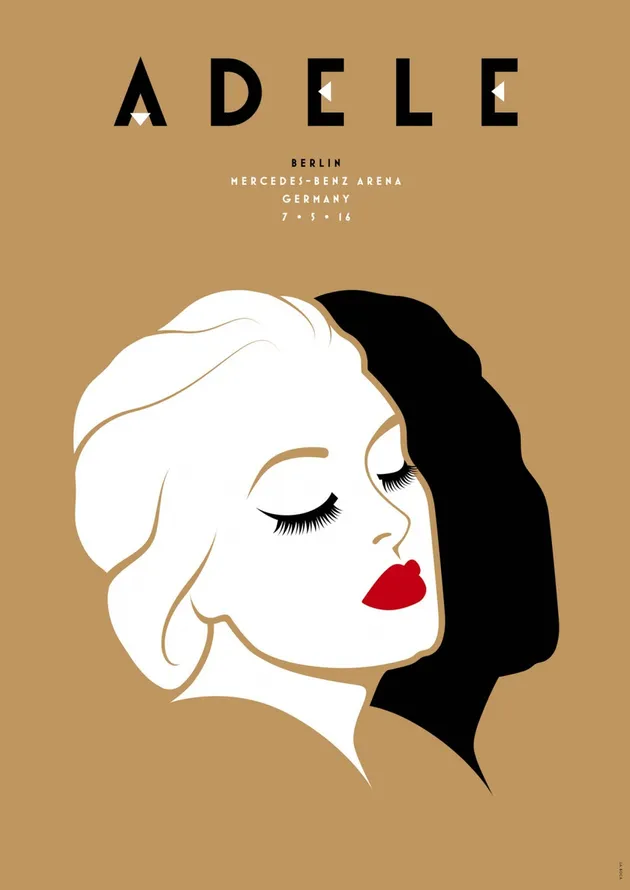 Adele European Tour Posters