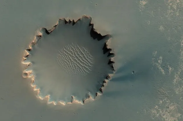 Air Mengalir di Planet Mars