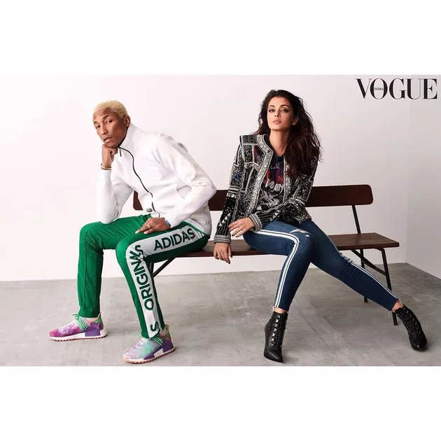 Aishwarya Rai Bachchan Pharrell William Vogue India April 2018