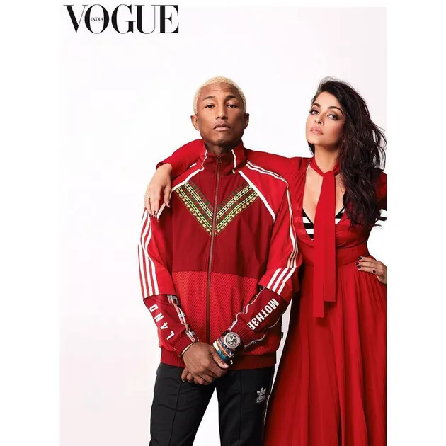 Aishwarya Rai Bachchan Pharrell William Vogue India April 2018