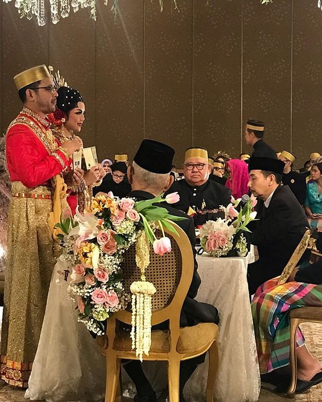 PHOTO Wedding Vow Danny Rukmana Former Husband of Lulu Tobing, Officially Marries Raiyah with Bugis Makassar Custom