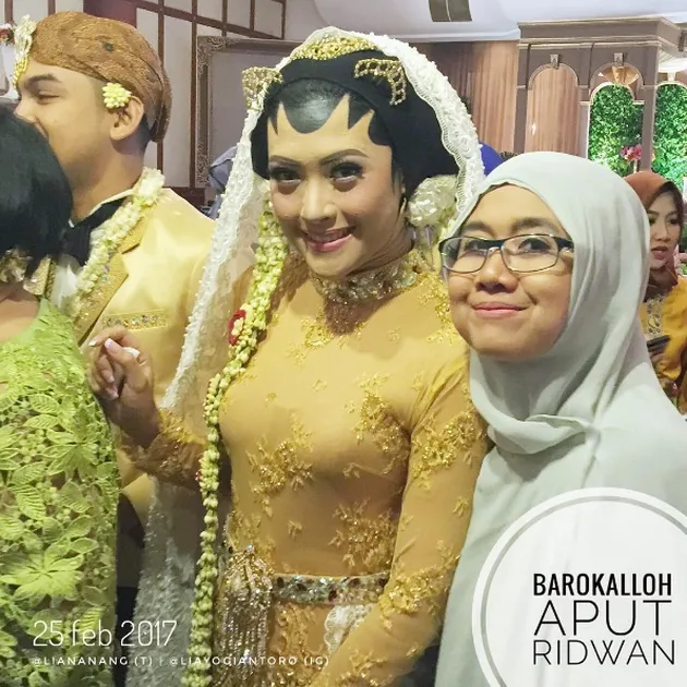  FOTO  AKAD NIKAH RIDWAN  GHANI  ADITYA PUTRI SYAHDU TAPI 