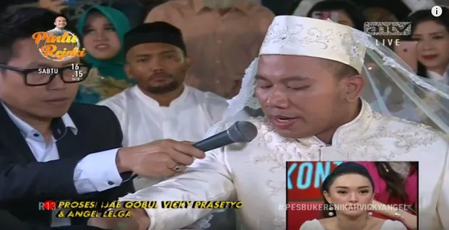 akad nikah vicky prasetyo angel lelga