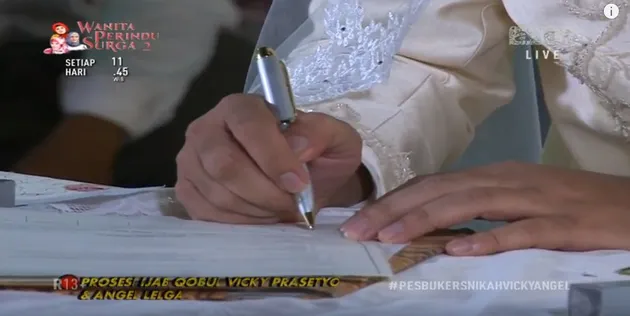 akad nikah vicky prasetyo angel lelga