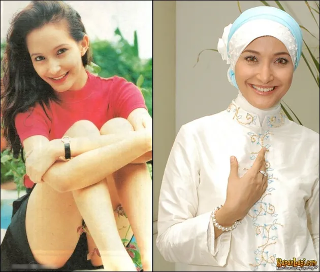 Foto Artis Top 90an Yang Kini Makin Cantik Mengenakan Hijab Kapanlagi Com