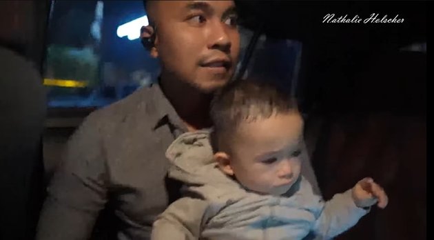 Baby Adzam Keeps Crying at Sule's Birthday Party, Calm When Held by Faris, Nathalie Holscher's Boyfriend
