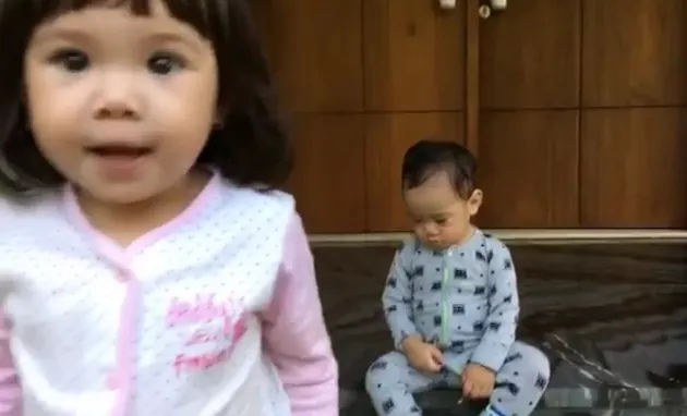 FOTO: BABY GEMPI & RAFATHAR MAIN BARENG, GEMAS & MALU-MALU ...