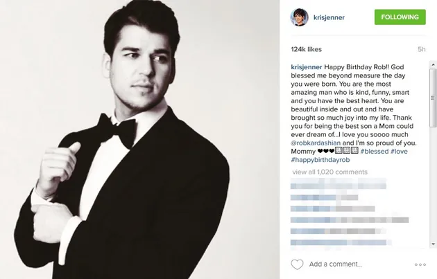 Rob Kardashian Ulang Tahun