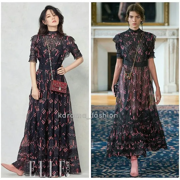 FOTO: Battle Fashion Mewah Diva Korea Jun Ji Hyun Vs Lee ...