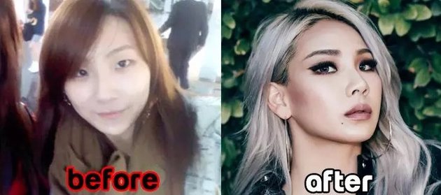 Foto Before After Make Up Artis Korea Tetap Cantik Atau