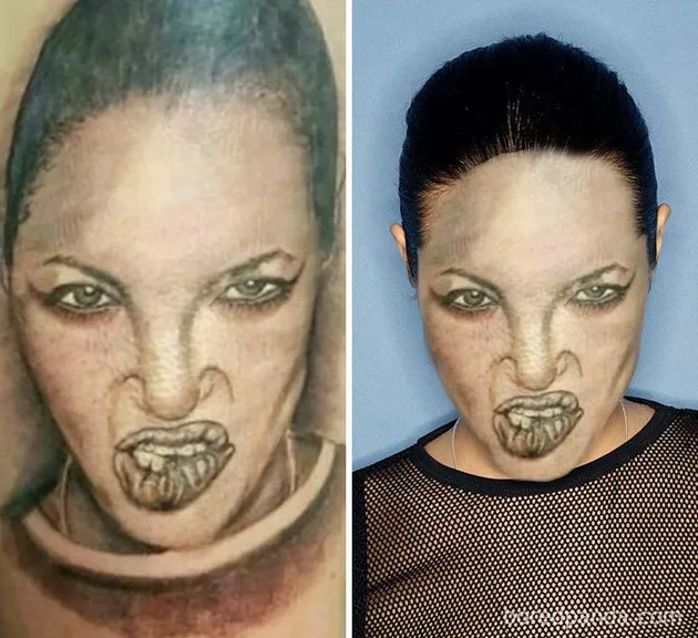 Face Swapped Tattoos