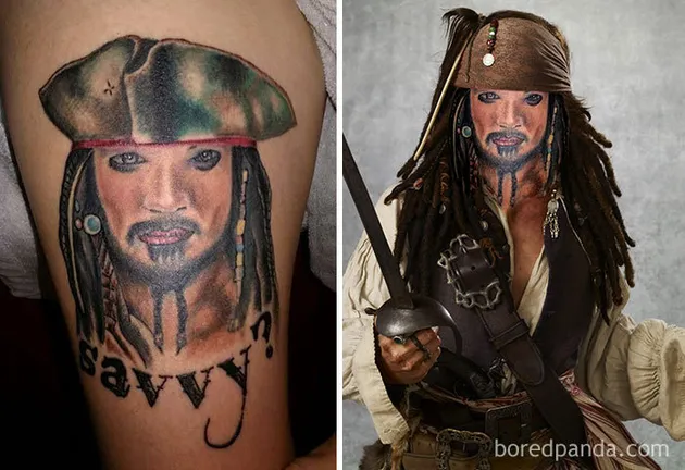 Face Swapped Tattoos
