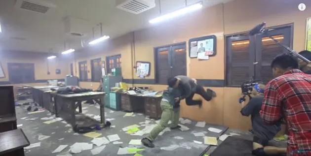 headshot, film headshot, headshot iko uwais, trailer headshot