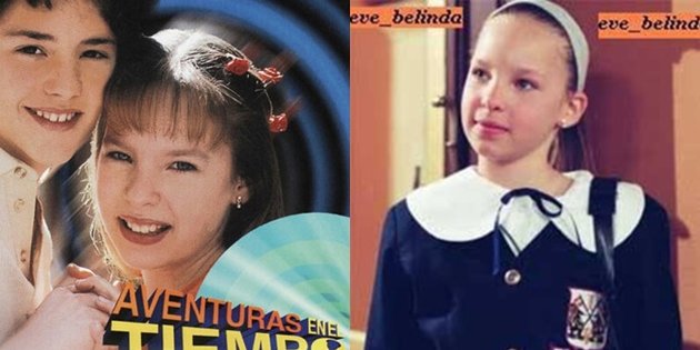 Inilah Belinda belasan tahun lalu saat berperan sebagai Ana di Amigos (kanan) dan Violeta dalam 'Aventuran en el Tiempo' atau dulu di sini judulnya 'Petualangan Amigos'. Belinda juga tampil di telenovela 'Complices Al Rescate' dan saat di Indonesia judulnya diganti jadi 'Mariana dan Silvana'.