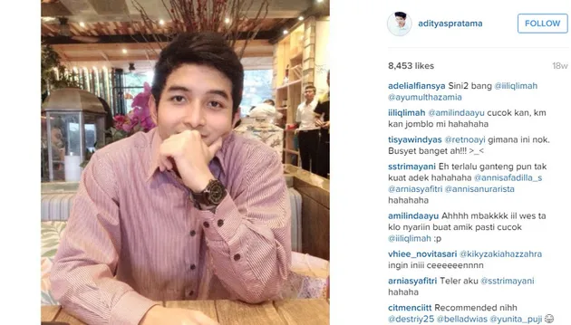 Cowok Ganteng di Dunia Maya