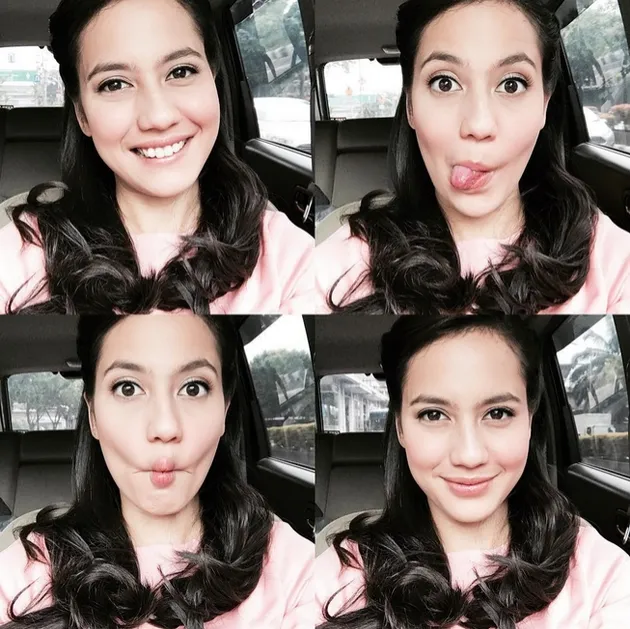 Rambut panjang indah Pevita Pearce