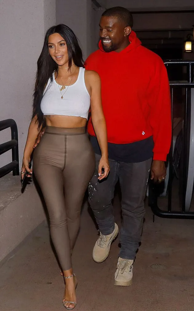 Kim Kardashian braless