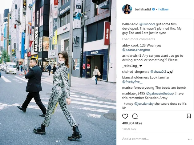 Foto seksi bella hadid