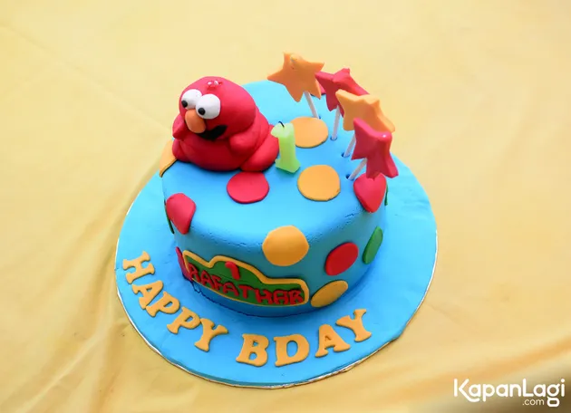 foto dekorasi sederhana ulang tahun Rafathar