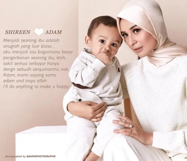 Momen Kebersamaan Shireen Sungkar &amp; Baby Adam