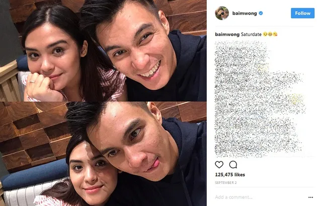 Baim Wong &amp; Vebby Palwinta