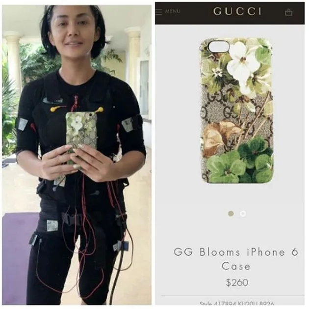 fashion selebriti indonesia, casing handphone termahal, handphone seleb