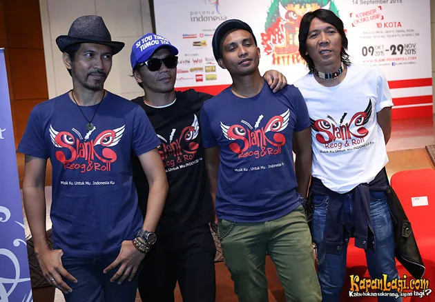 FOTO: Cinta Tanah Air, Slank Gelar Acara Reog N Roll