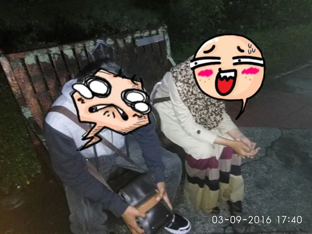 foto-foto sejoli tertangkap bermesraan di Malang