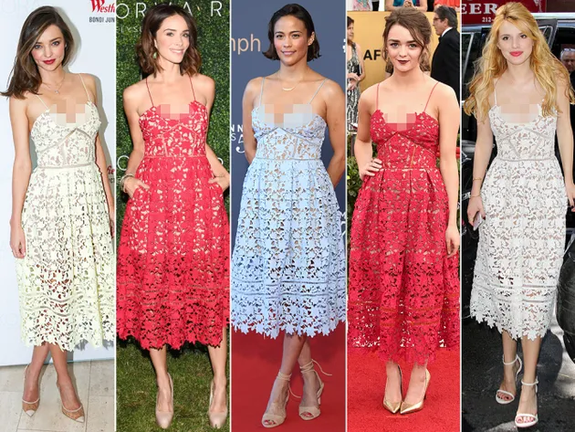 Gaun Kembar Artis Hollywood