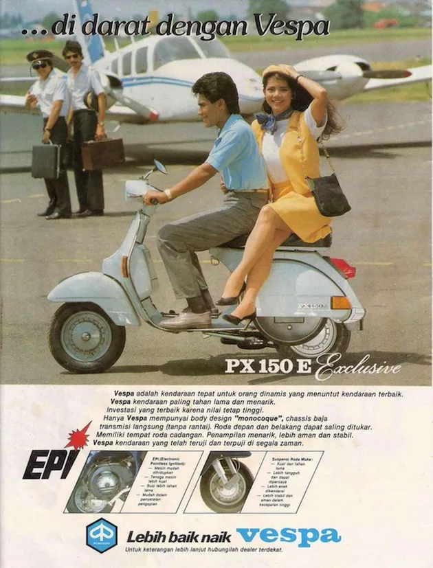[FOTO] VINTAGE, DERATAN NOSTALGIA IKLAN MOTOR DAN PARA 