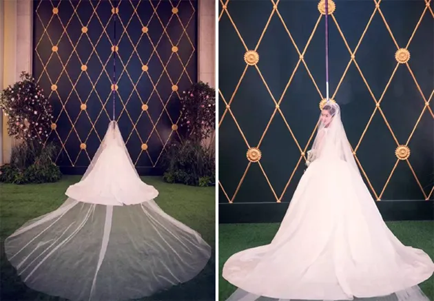 Gaun &amp; Tiara Angelababy