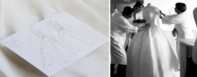 Gaun &amp; Tiara Angelababy