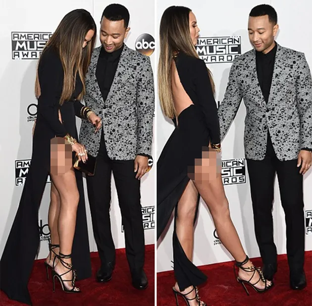 Chrissy Teigen Pamer Miss V di AMA 2016