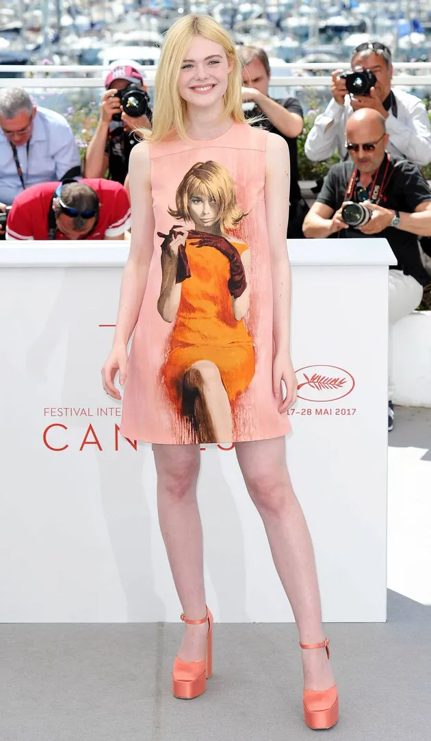 Elle Fanning Red Carpet Cannes 2017