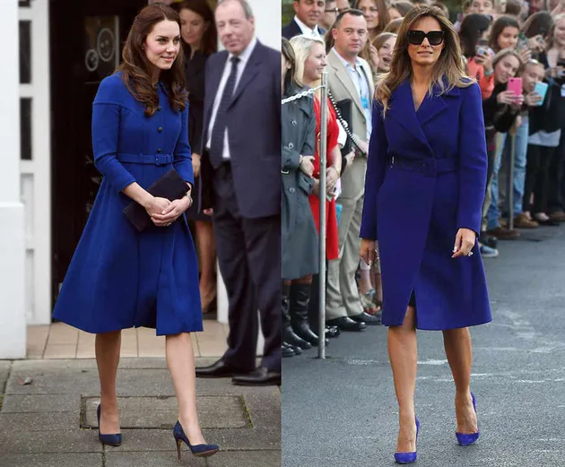 FOTO: FASHION KATE MIDDLETON VS MELANIA TRUMP, SIAPA ...