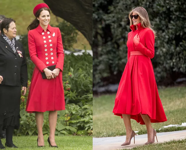 Fashion Kate Middleton vs Melania Trump