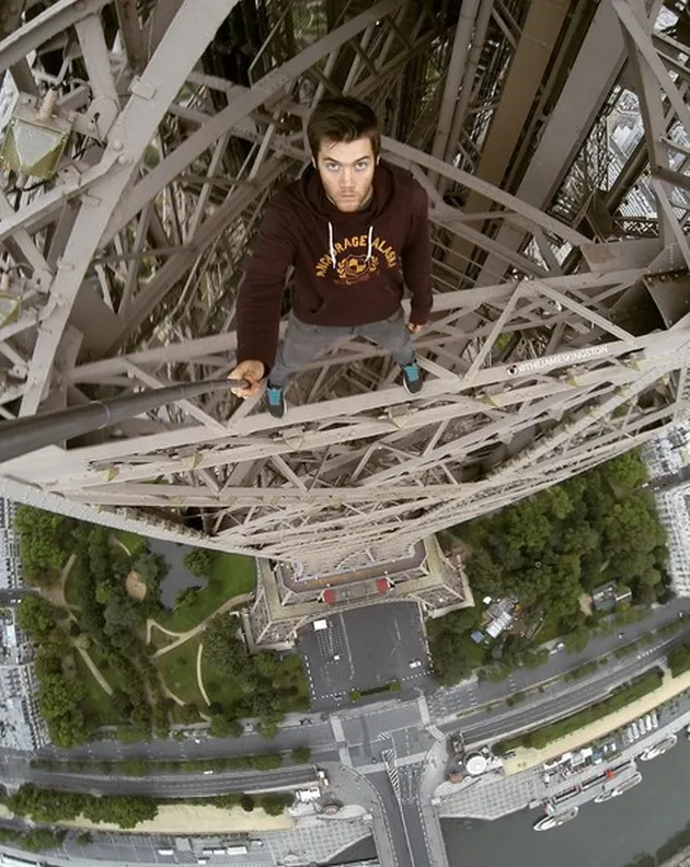 parkour, panjat gedung, panjat gedung tinggi, james kingston
