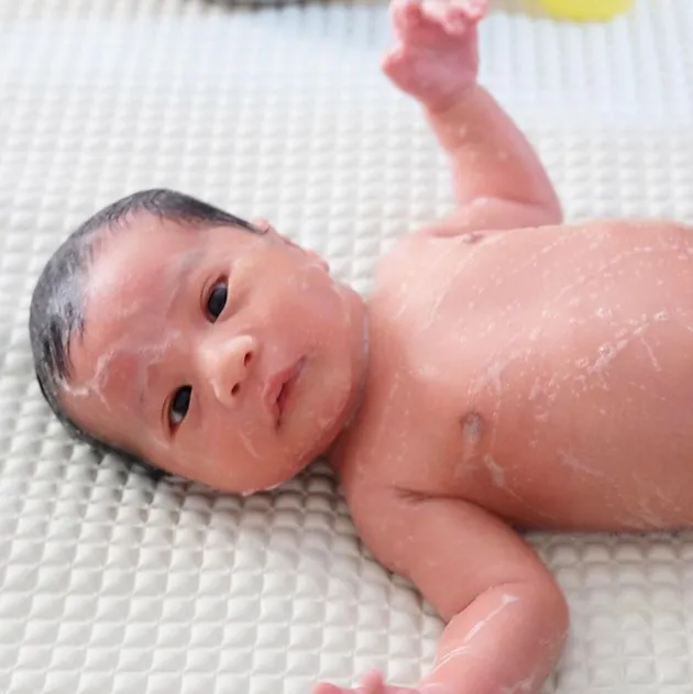 Putri Titian dan Junior Liem Dengan Baby Iori