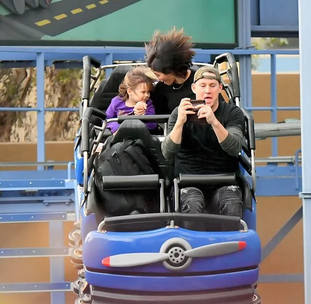 Keluarga Channing Tatum ke Disneyland