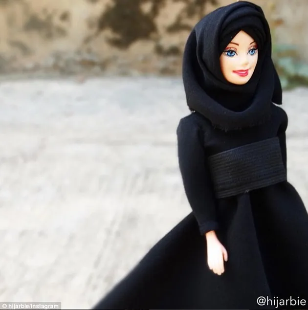 barbie, boneka barbie, barbie pakai hijab, hijarbie