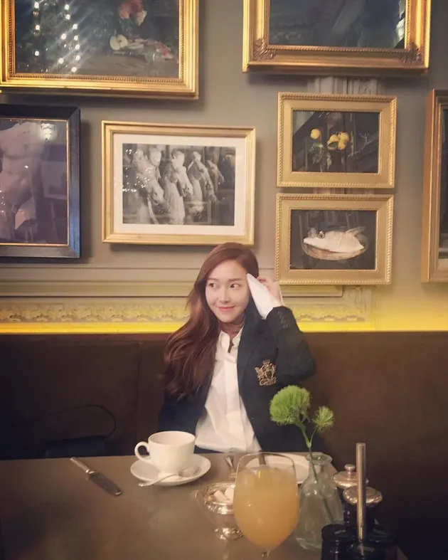Liburan Jessica Jung di Inggris