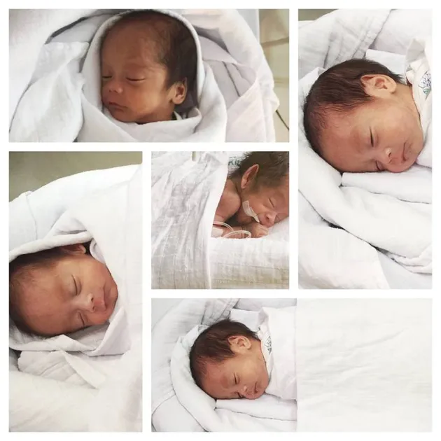 foto bayi kembar lima asal Cirebon, AIUEO