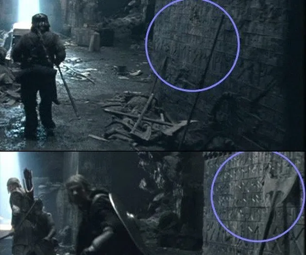 bloopers, kesalahan film, kesalahan film lord of the rings